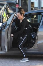 STEPHANIE DAVIS Leaves a Gym in Liverpool 02/12/2018