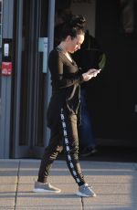 STEPHANIE DAVIS Leaves a Gym in Liverpool 02/12/2018