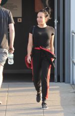 STEPHANIE DAVIS Leaves a Gym in Liverpool 02/23/2018