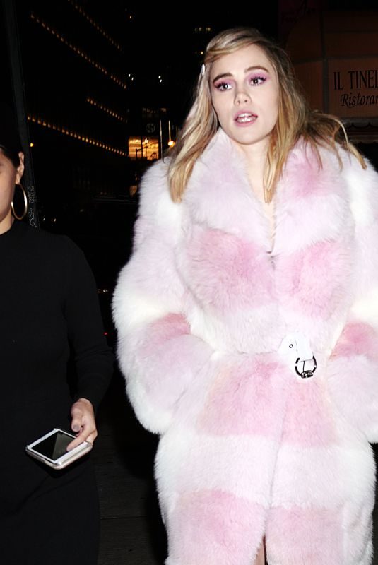 SUKI WATERHOUSE Night Out in New York 02/06/2018