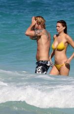 SUSAN HOLMES in Bikini and Duff McKegan at a Beach in Tulum 02/04/2018
