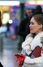 SUTTON FOSTER and HILLARY DUFF on the Set of Younger in New York 02/25/2018