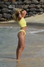 TALLIA STORM in Bikini Bottoms at a Beach in Cape Verde 02/12/2018