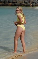 TALLIA STORM in Bikini Bottoms at a Beach in Cape Verde 02/12/2018