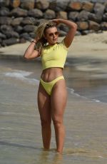 TALLIA STORM in Bikini Bottoms at a Beach in Cape Verde 02/12/2018