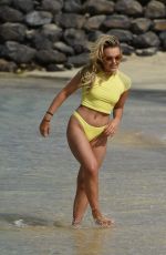TALLIA STORM in Bikini Bottoms at a Beach in Cape Verde 02/12/2018
