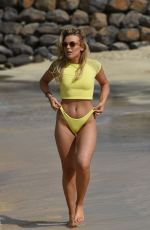 TALLIA STORM in Bikini Bottoms at a Beach in Cape Verde 02/12/2018