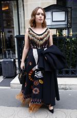 TANYA BURR Leaves Her Hotel in Paris 02/27/2018