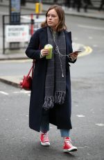 TANYA BURR Leaves Joe and the Juice in London 02/14/2018
