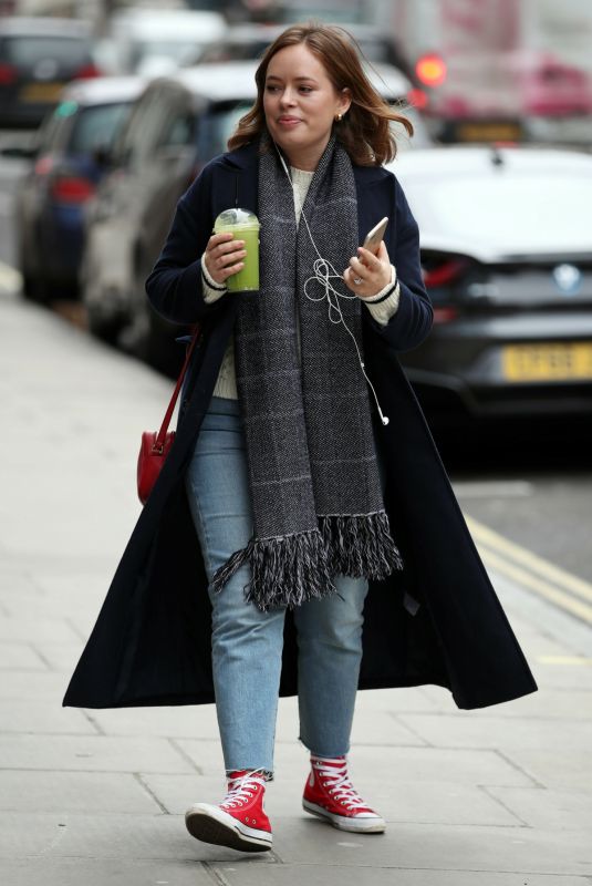 TANYA BURR Leaves Joe and the Juice in London 02/14/2018