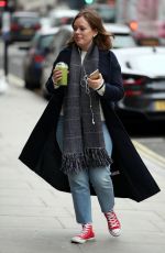 TANYA BURR Leaves Joe and the Juice in London 02/14/2018