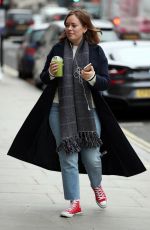 TANYA BURR Leaves Joe and the Juice in London 02/14/2018