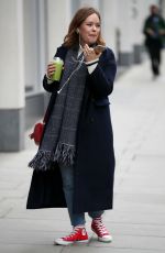 TANYA BURR Leaves Joe and the Juice in London 02/14/2018