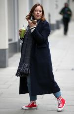 TANYA BURR Leaves Joe and the Juice in London 02/14/2018