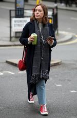 TANYA BURR Leaves Joe and the Juice in London 02/14/2018