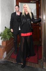TARA REID Leaves Madeo Restaurant in West Hollywood 02/14/2018