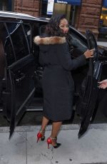 TATYANA ALI Arrives at Build Series in New York 02/08/2018