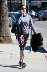 TERI HATCHER Leaves a Gym in Studio City 02/25/2018