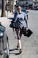 TERI HATCHER Leaves a Gym in Studio City 02/25/2018