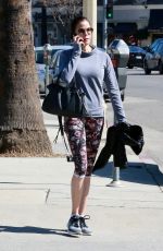 TERI HATCHER Leaves a Gym in Studio City 02/25/2018