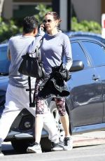 TERI HATCHER Leaves a Gym in Studio City 02/25/2018