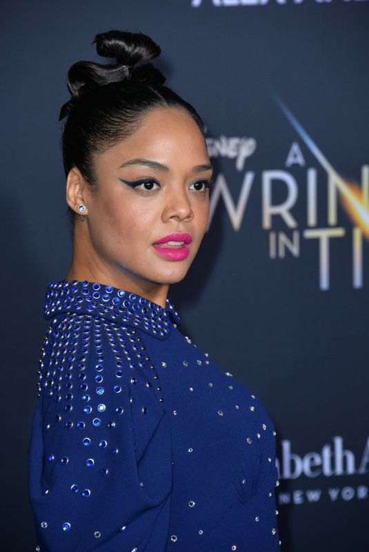 TESSA THOMPSON at A Wrinkle in Time Premiere in Los Angeles 02/26/2018