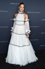 TESSA THOMPSON at Annihilation Premiere in Los Angeles 02/13/2018