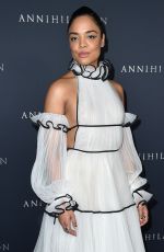TESSA THOMPSON at Annihilation Premiere in Los Angeles 02/13/2018
