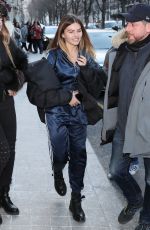THYLANE BLONDEAU Leaves Royal Monceau Hotel in Paris 02/27/2018