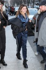 THYLANE BLONDEAU Leaves Royal Monceau Hotel in Paris 02/27/2018