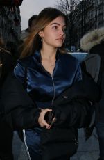 THYLANE BLONDEAU Leaves Royal Monceau Hotel in Paris 02/27/2018