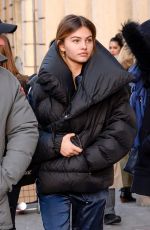 THYLANE BLONDEAU Leaves Royal Monceau Hotel in Paris 02/27/2018