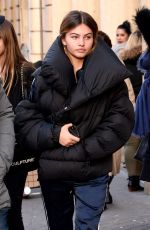 THYLANE BLONDEAU Leaves Royal Monceau Hotel in Paris 02/27/2018