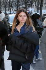 THYLANE BLONDEAU Leaves Royal Monceau Hotel in Paris 02/27/2018