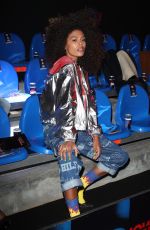 TINA KUNAKEY at Tommy Hilfiger Fashion Show in Milan 02/25/2018