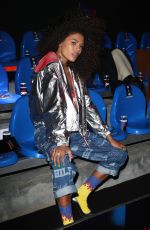 TINA KUNAKEY at Tommy Hilfiger Fashion Show in Milan 02/25/2018