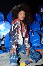 TINA KUNAKEY at Tommy Hilfiger Fashion Show in Milan 02/25/2018