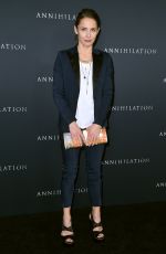 TUVA NOVOTNY at Annihilation Premiere in Los Angeles 02/13/2018