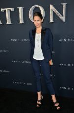 TUVA NOVOTNY at Annihilation Premiere in Los Angeles 02/13/2018