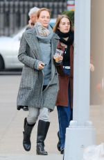 UMA THURMAN and MAYA HAWKE Out in New York 02/15/2018