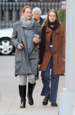 UMA THURMAN and MAYA HAWKE Out in New York 02/15/2018