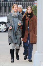 UMA THURMAN and MAYA HAWKE Out in New York 02/15/2018