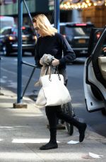 UMA THURMAN Out and About in New York 02/21/2018