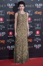URSULA CORBERO at 32nd Goya Awards in Madrid 02/03/2018
