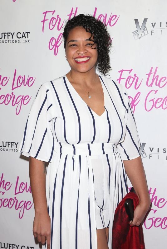 VALLEY HINTZEN at For the Love of George Premiere in Los Angeles 02/12/2018