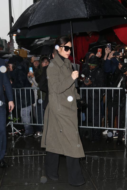 VICTORIA BECKHAM Arrives at Balthazar Restaurant in New York 02/11/2018