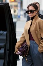 VICTORIA BECKHAM Heading to Her Fashion Show Rehearsals in New York 02/08/2018