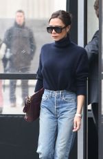 VICTORIA BECKHAM in Jeans Out in New York 02/09/2018