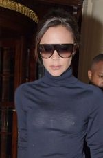 VICTORIA BECKHAM Leaves Her Hotel in London 02/01/2018