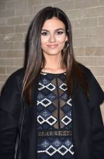 VICTORIA JUSTICE at Jonathan Simkhai Fashion Show at NYFW in New York 02/10/2018